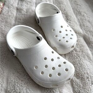 White Crocs
